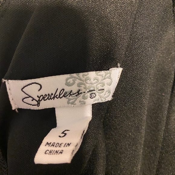 Black lace and sparkle dress - Picture 3 of 3